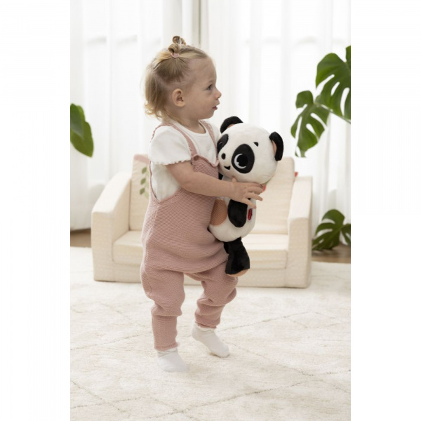 Peluche snuggly buddy panda black&white Tiny love