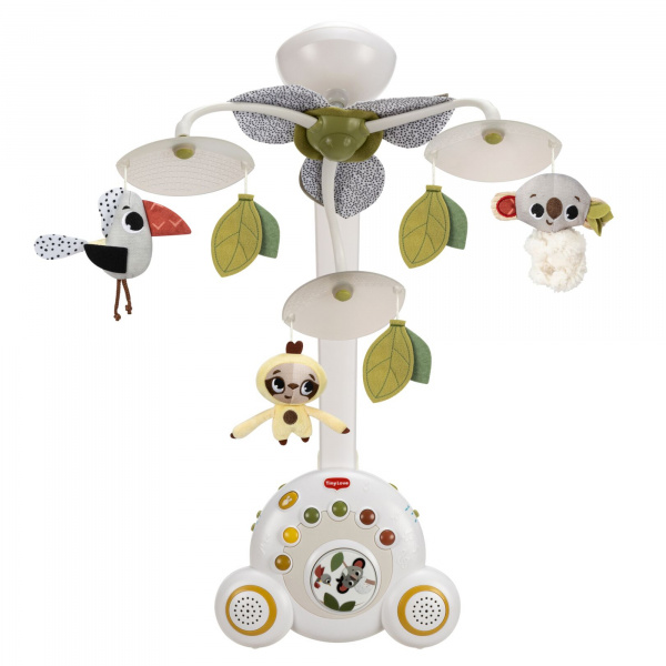 Mobile musical bébé avec veilleuse boho chic Tiny love
