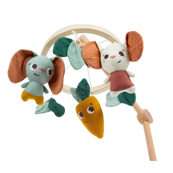 Mobile musicale wooden - collection garden of adventures Tiny love