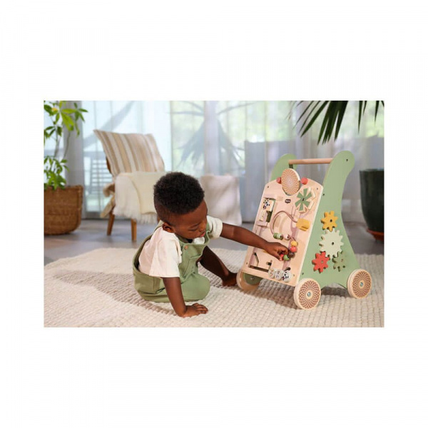 Chariot de marche en bois- boho chic Tiny love