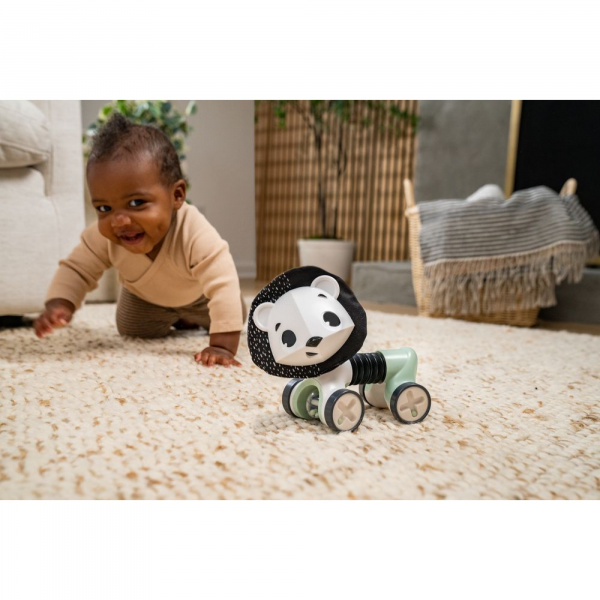 Jouet d'éveil tiny roller lion - black & white Tiny love