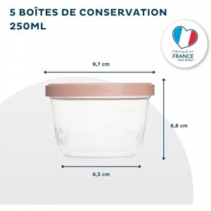 Boite de conservation 5 pièces Thermobaby