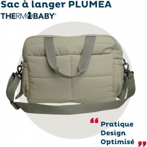 Sac à langer pluméa vert cactus Thermobaby