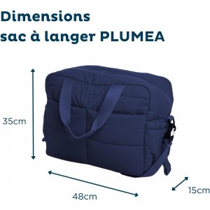 Sac à langer pluméa bleu nuit Thermobaby