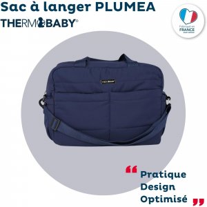 Sac à langer pluméa bleu nuit Thermobaby