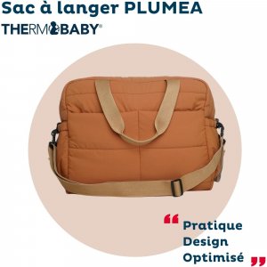 Sac à langer pluméa ocre Thermobaby