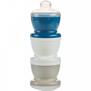 Boite doseuse lait bleu océan - 3 compartiments Thermobaby