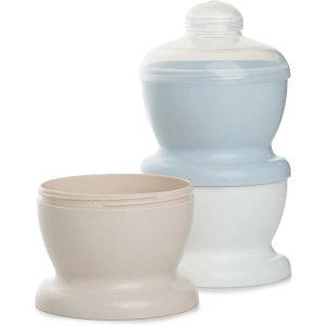 Boite doseuse lait fleur bleu - 3 compartiments Thermobaby
