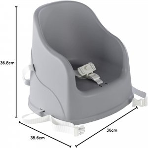 Rehausseur de chaise tudi gris velours Thermobaby