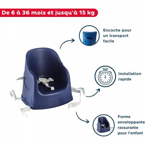 Rehausseur de chaise tudi bleu océan Thermobaby
