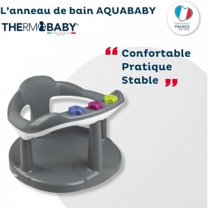 Anneau de bain aquababy gris Thermobaby