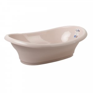 Baignoire vasco avec pied et tuyau rose Thermobaby