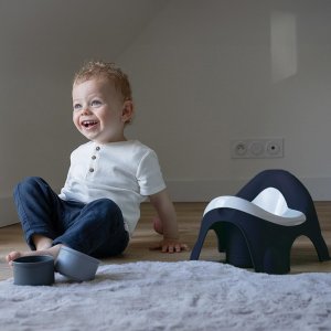 Pot d'apprentissage ideo bleu nuit Thermobaby