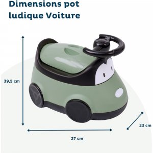 Pot enfant voiture vert sauge Thermobaby