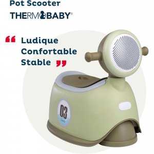 Pot enfant scooter vert olive Thermobaby