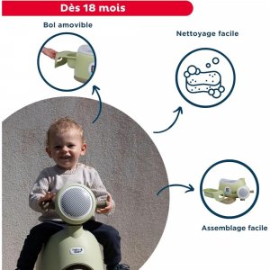 Pot enfant scooter vert olive Thermobaby
