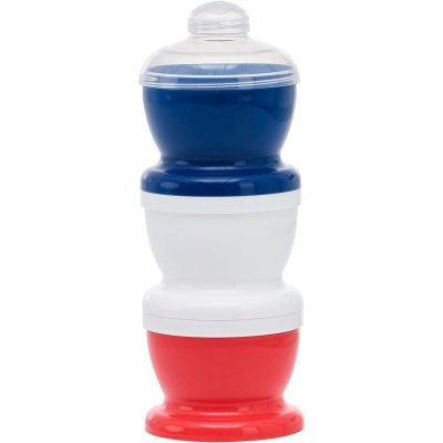 Boite doseuse lait tricolore - 3 compartiments