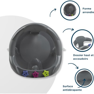 Anneau de bain aquababy gris