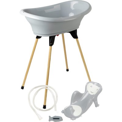 Baignoire vasco 5 en 1 - gris velours