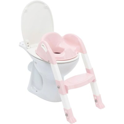 Réducteur de toilette kiddyloo rose poudré