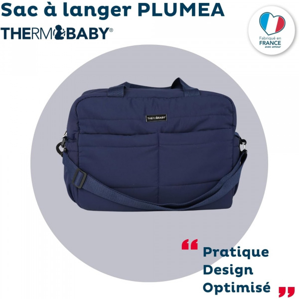 Sac à langer pluméa bleu nuit Thermobaby