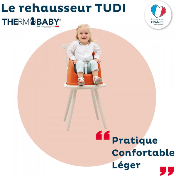Rehausseur de chaise tudi terracotta Thermobaby