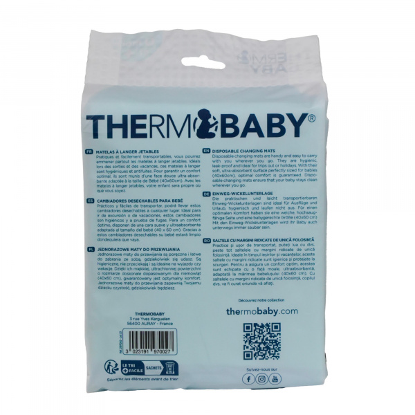 Matelas à langer jetables - 5 pièces Thermobaby