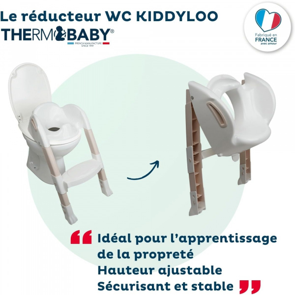 Réducteur de toilette kiddyloo noisette clair Thermobaby