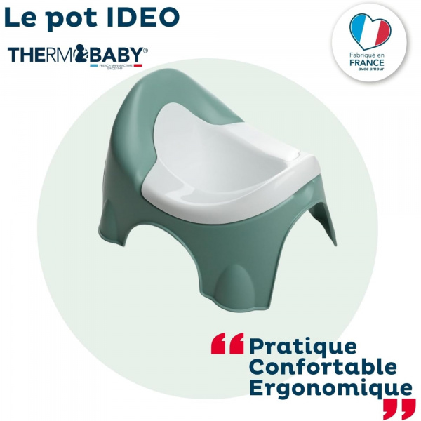 Pot d'apprentissage ideo vert sauge Thermobaby