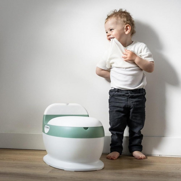 Mini toilettes enfant vert sauge Thermobaby