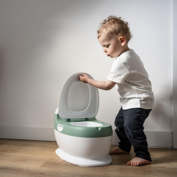 Mini toilettes enfant vert sauge Thermobaby