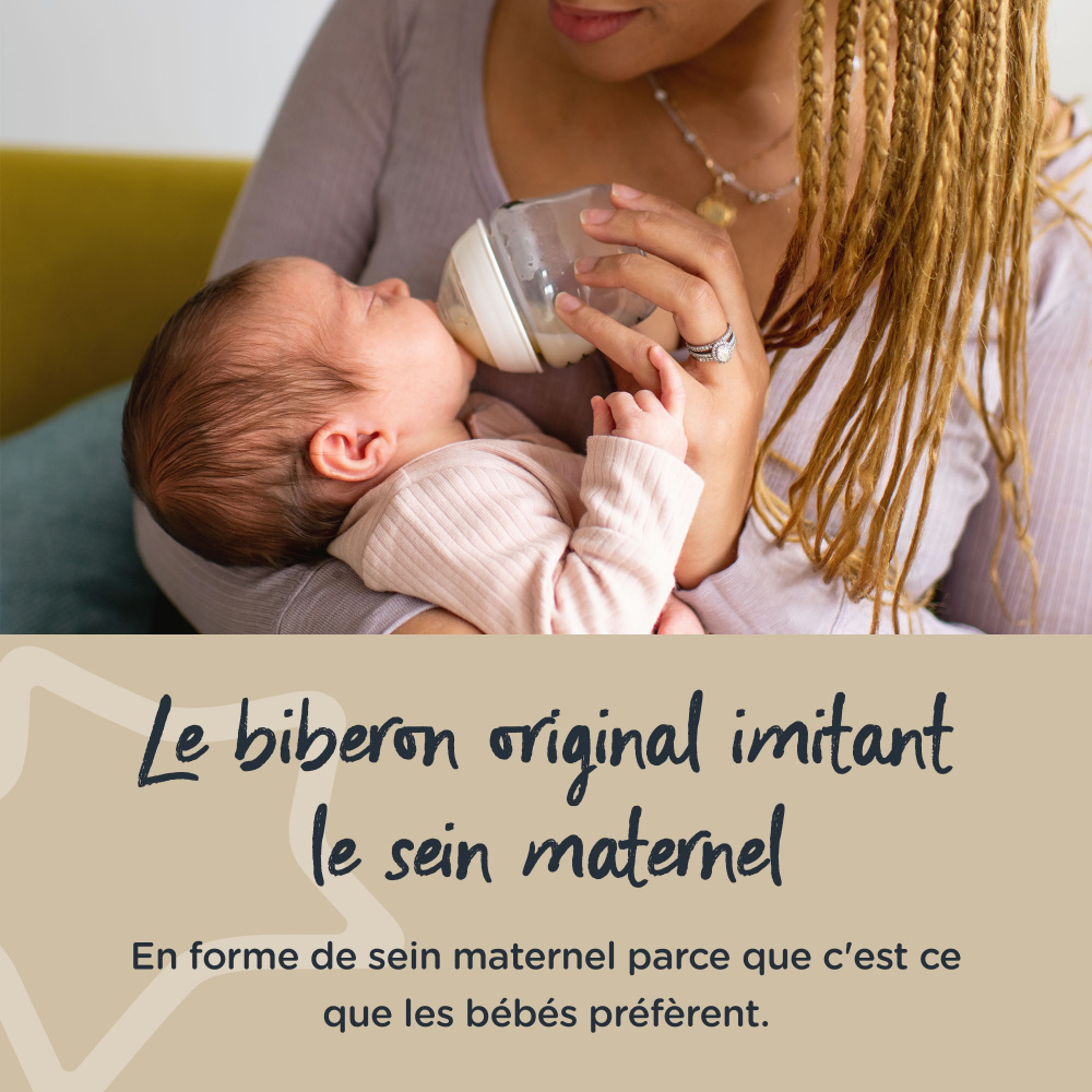 Sucette de Tommee Tippee imitant le sein, avec boîte de