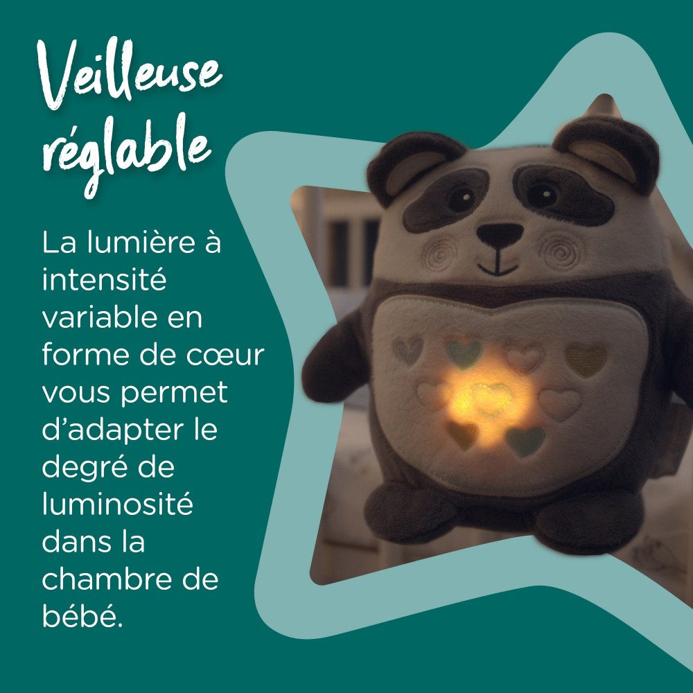 Tommee Tippee Peluche d'aide au sommeil nomade Mini-Grofriend