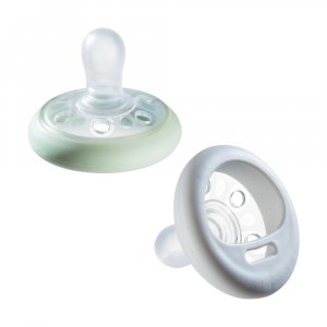 Les imparfaits - lot de 2 sucettes closer to nature forme naturelle 6-18 mois Tommee tippee