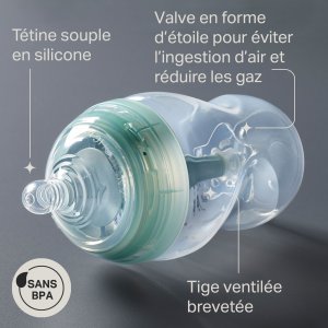 Coffret de naissance avec biberons anti-colique avancé Tommee tippee