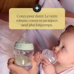 Biberon anti-colique natural start en verre 150ml Tommee tippee