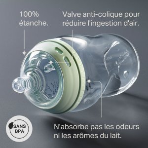 Biberon anti-colique natural start en verre 150ml Tommee tippee