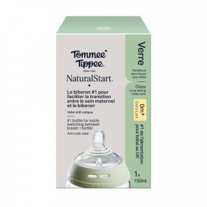 Biberon anti-colique natural start en verre 150ml Tommee tippee