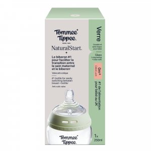 Biberon anti-colique natural start en verre 250ml Tommee tippee