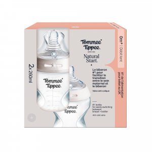Lot de 2 biberons anti-colique natural start 260 ml Tommee tippee