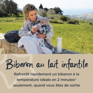 Préparateur de biberons nomade goprep, thermos refroidisseur Tommee tippee