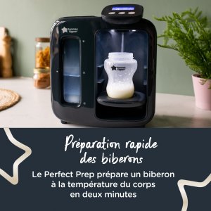 Préparateur biberon perfect prep day & night noir Tommee tippee