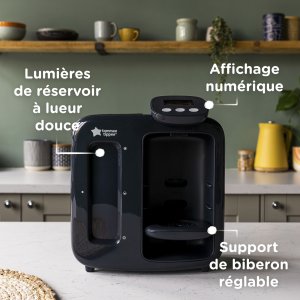 Préparateur biberon perfect prep day & night noir Tommee tippee