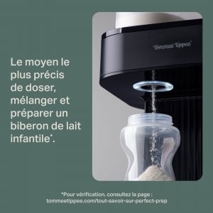 Préparateur de biberons perfect prep pro + 2 biberons advanced anti-colique 260 ml offerts Tommee tippee