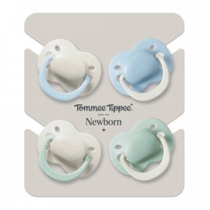 Lot de 4 sucettes bébé 0-2 mois silicone Tommee tippee