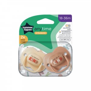 Lot de 2 sucettes anytime 18-36 mois Tommee tippee
