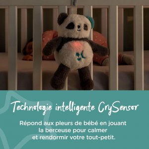 Peluche d'aide au sommeil rechargeable grofriend - pippo le panda Tommee tippee