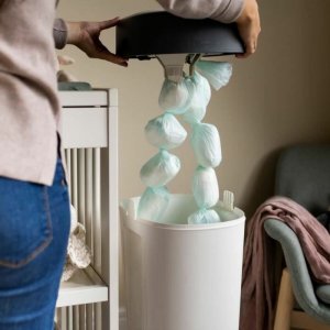 Poubelle à couches twist & click xl blanc Tommee tippee