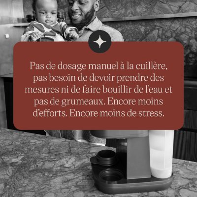 Préparateur de biberons perfect prep pro + 2 biberons advanced anti-colique 260 ml offerts