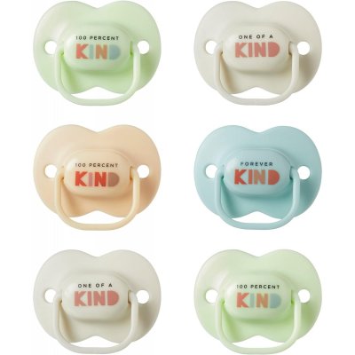 Lot de 6 sucettes closer to nature classique 0-6 mois